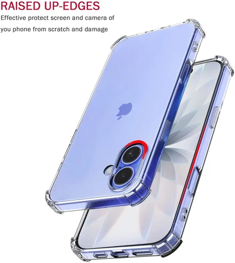 Apple iPhone 17 Hoesje Schokbestendig en Dun TPU Back Cover Transparant afbeelding 2