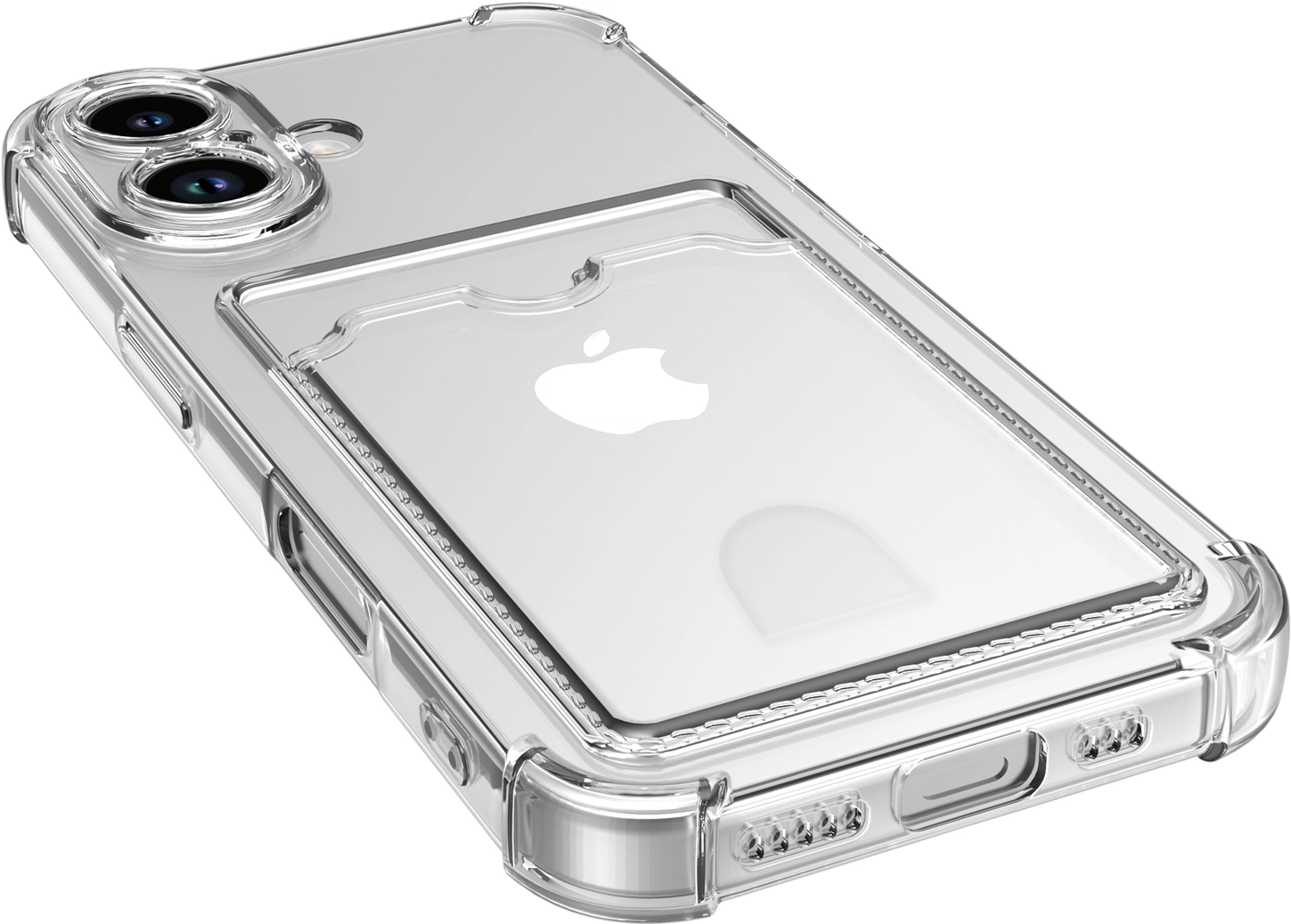 Apple iPhone 17 Hoesje Dun TPU met Pasjeshouder Back Cover Transparant afbeelding 10