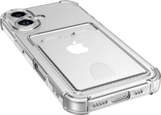 Apple iPhone 17 Hoesje Dun TPU met Pasjeshouder Back Cover Transparant afbeelding 10