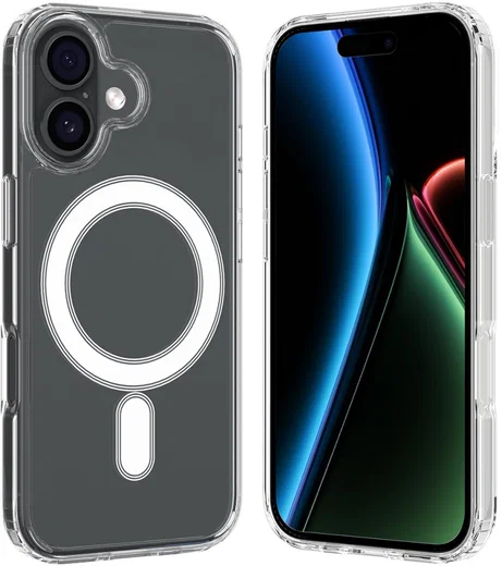 Apple iPhone 17 Hoesje MagSafe Dun TPU Back Cover Transparant afbeelding 12