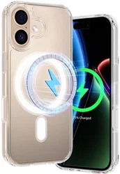 Apple iPhone 17 Hoesje MagSafe Dun TPU Back Cover Transparant afbeelding