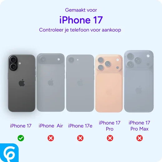 Apple iPhone 17 Hoesje MagSafe Dun TPU Back Cover Transparant afbeelding 3