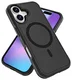 Apple iPhone 17 Hoesje Dual-Layer Hybride Back Cover met MagSafe Zwart afbeelding 1