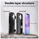 Apple iPhone 17 Hoesje Dual-Layer Hybride Back Cover met MagSafe Zwart afbeelding 6