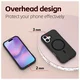 Apple iPhone 17 Hoesje Dual-Layer Hybride Back Cover met MagSafe Zwart afbeelding 8