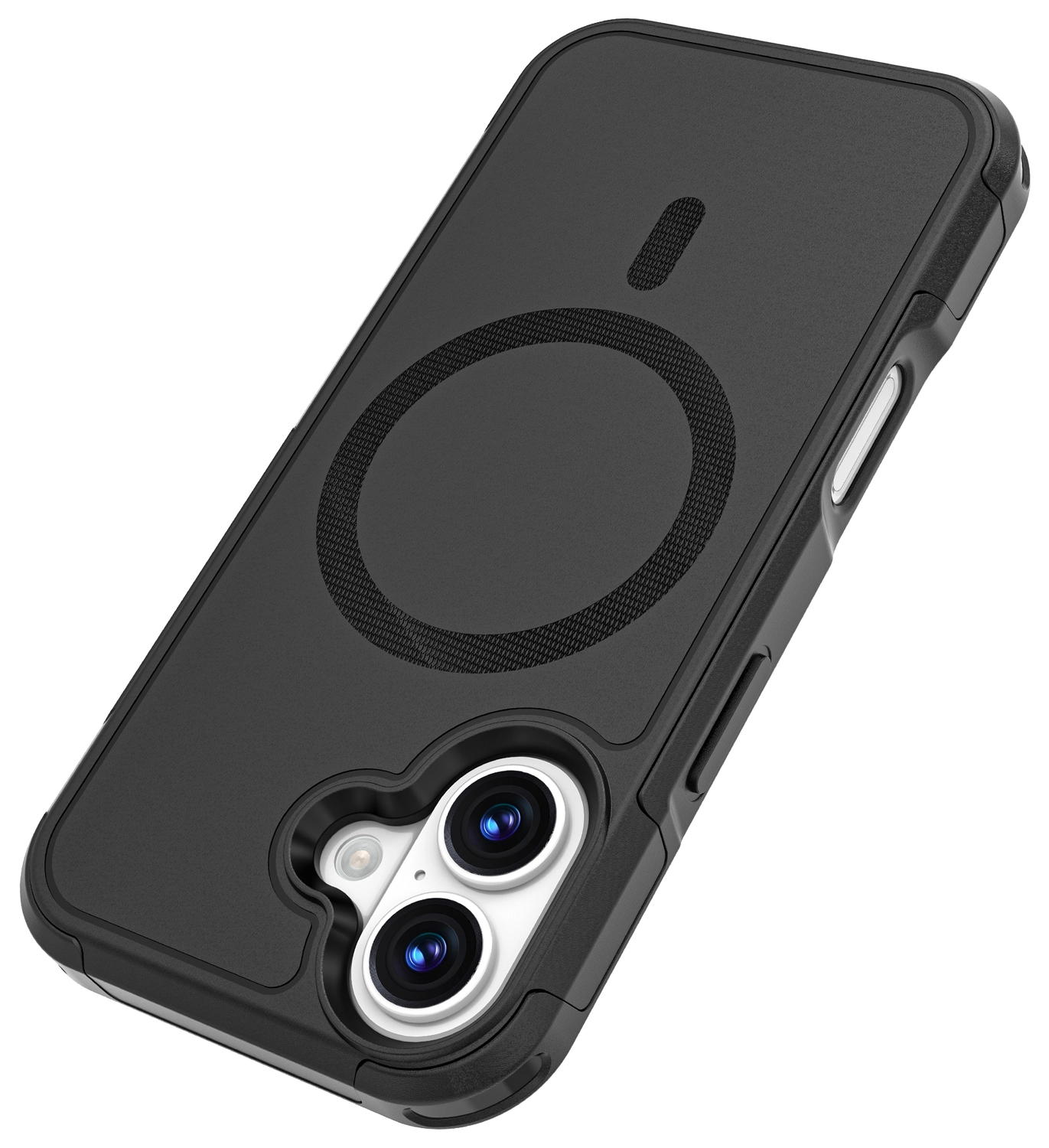 Apple iPhone 17 Hoesje Dual-Layer Hybride Back Cover met MagSafe Zwart afbeelding 11