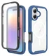 Apple iPhone 17 Hoesje Full Protect 360° Cover met MagSafe Blauw