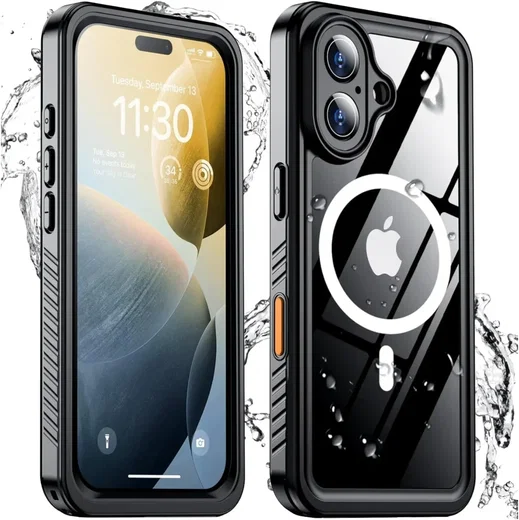 SBG Outdoor Case Apple iPhone 17 Waterdicht met MagSafe Zwart afbeelding 1