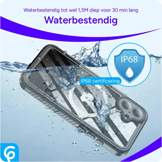 SBG Outdoor Case Apple iPhone 17 Waterdicht met MagSafe Zwart afbeelding 6