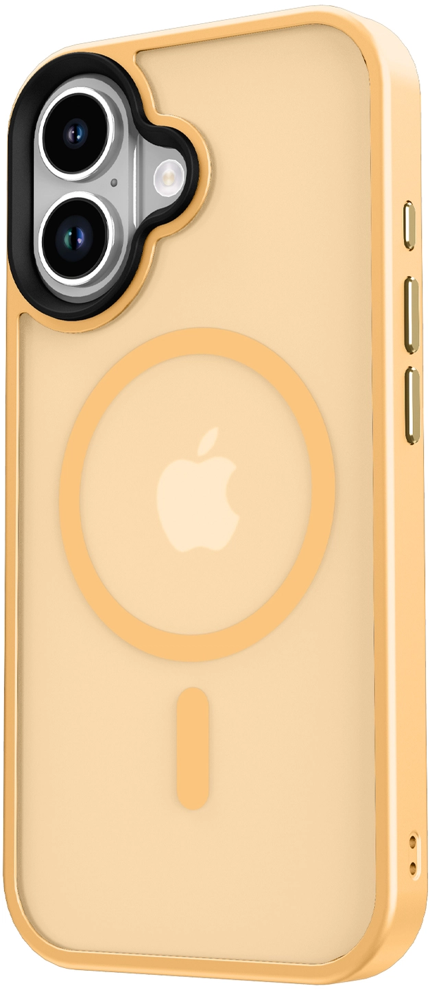 Apple iPhone 17 Hoesje met MagSafe Back Cover Matte Oranje afbeelding 16