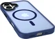 Apple iPhone 17 Hoesje met MagSafe Back Cover Matte Donker Blauw afbeelding 13