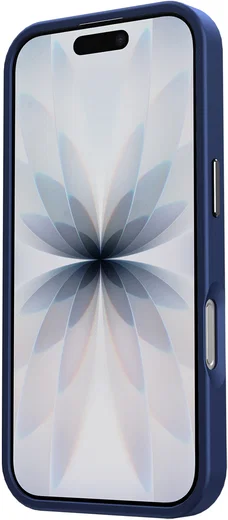 Apple iPhone 17 Hoesje met MagSafe Back Cover Matte Donker Blauw afbeelding 14
