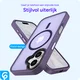 Apple iPhone 17 Hoesje met MagSafe Back Cover Matte Donker Paars afbeelding 2
