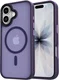 Apple iPhone 17 Hoesje met MagSafe Back Cover Matte Donker Paars afbeelding 19