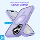 Apple iPhone 17 Hoesje met MagSafe Back Cover Matte Paars afbeelding 2