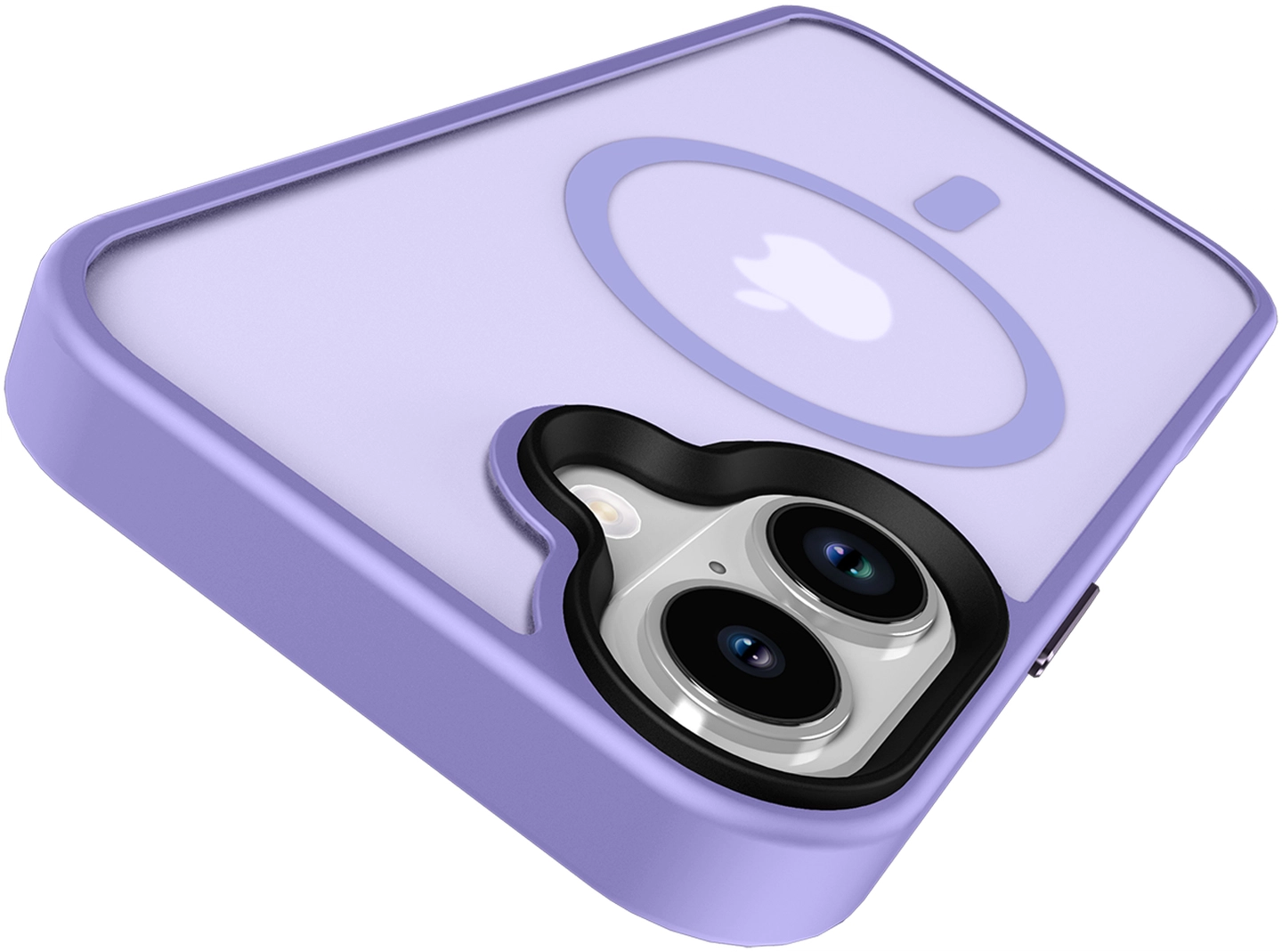 Apple iPhone 17 Hoesje met MagSafe Back Cover Matte Paars afbeelding 13