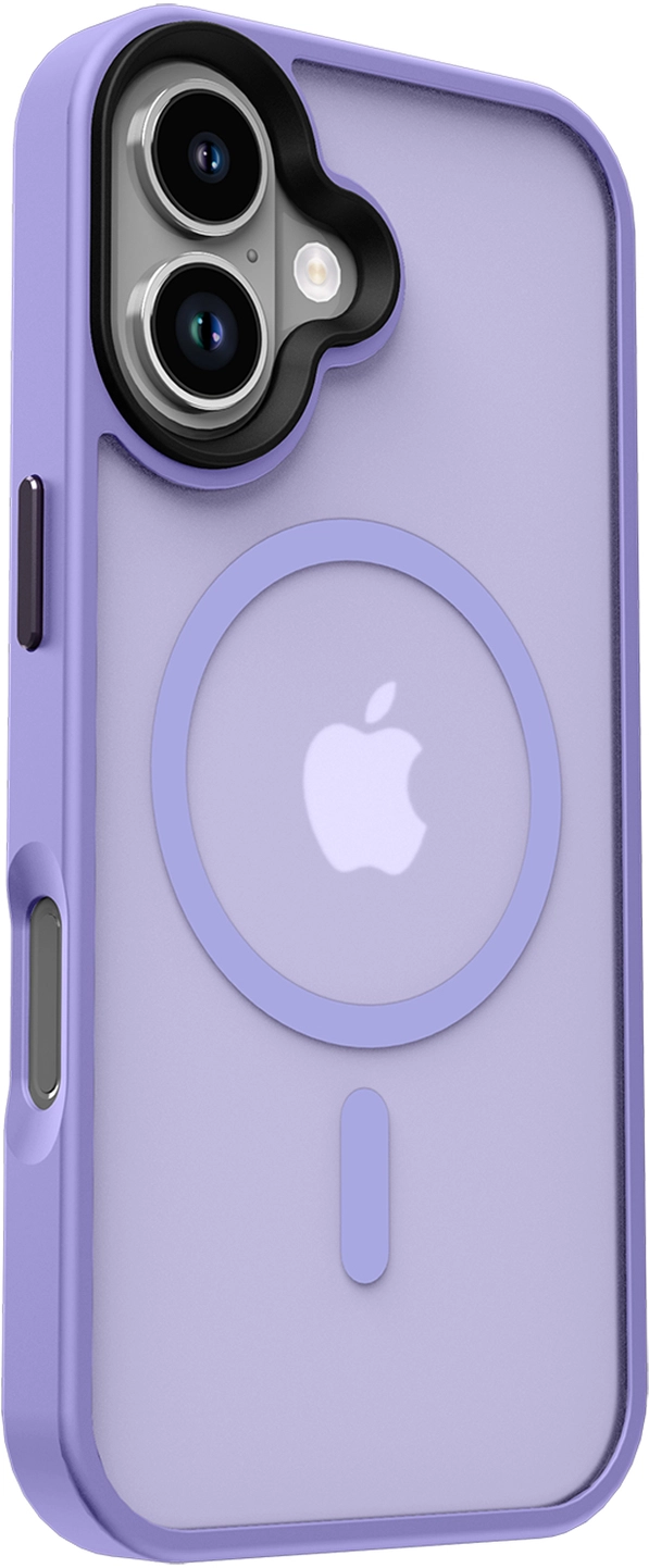Apple iPhone 17 Hoesje met MagSafe Back Cover Matte Paars afbeelding 15