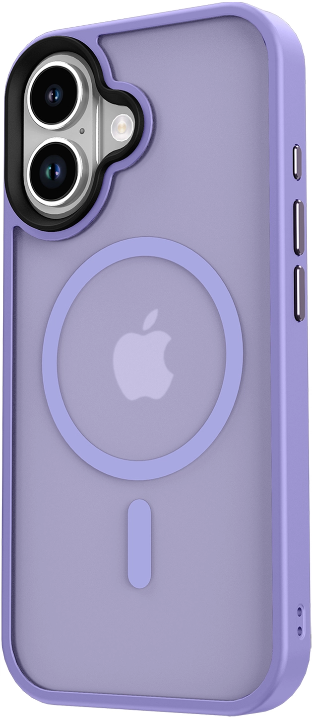 Apple iPhone 17 Hoesje met MagSafe Back Cover Matte Paars afbeelding 17