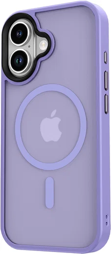 Apple iPhone 17 Hoesje met MagSafe Back Cover Matte Paars afbeelding 17