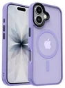 Apple iPhone 17 Hoesje met MagSafe Back Cover Matte Paars