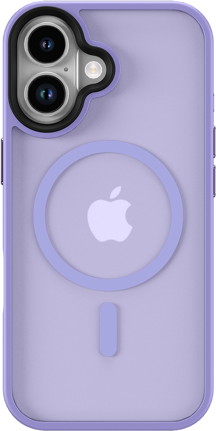 Apple iPhone 17 Hoesje met MagSafe Back Cover Matte Paars afbeelding 12
