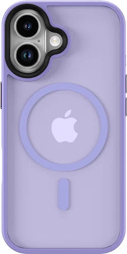 Apple iPhone 17 Hoesje met MagSafe Back Cover Matte Paars afbeelding 12