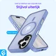 Apple iPhone 17 Hoesje met MagSafe Back Cover Matte Blauw afbeelding 2