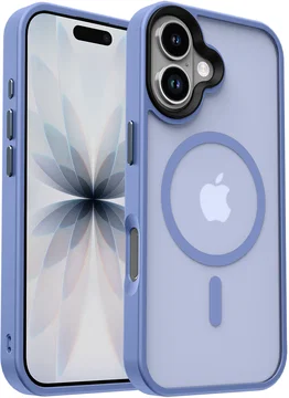 Apple iPhone 17 Hoesje met MagSafe Back Cover Matte Blauw