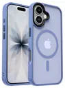 Apple iPhone 17 Hoesje met MagSafe Back Cover Matte Blauw