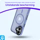 Apple iPhone 17 Hoesje met MagSafe Back Cover Matte Blauw afbeelding 8