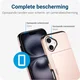 Apple iPhone 17 Hoesje met Slider Kaarthouder Back Cover Roze afbeelding 9