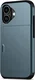 Apple iPhone 17 Hoesje met Slider Kaarthouder Back Cover Blauw afbeelding 14