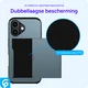 Apple iPhone 17 Hoesje met Slider Kaarthouder Back Cover Blauw afbeelding 7