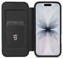 Apple iPhone 17 Hoesje met MagSafe Book Case Transparant Zwart