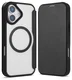 Apple iPhone 17 Hoesje met MagSafe Book Case Transparant Zwart afbeelding 2
