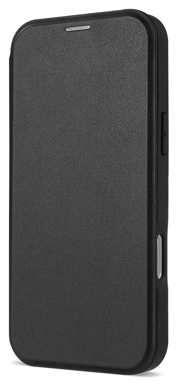 Apple iPhone 17 Hoesje met MagSafe Book Case Transparant Zwart afbeelding 6