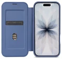 Apple iPhone 17 Hoesje met MagSafe Book Case Transparant Blauw