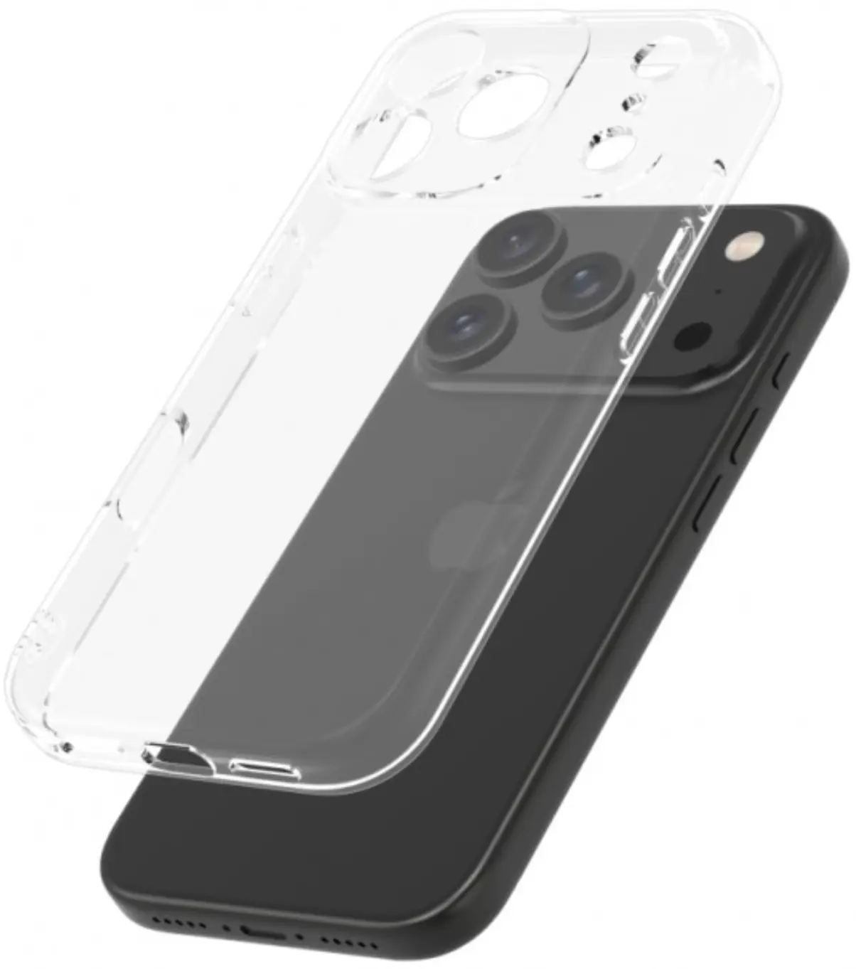 Apple iPhone 17 Pro Hoesje Dun TPU Back Cover Transparant afbeelding 8