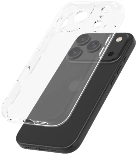 Apple iPhone 17 Pro Hoesje Dun TPU Back Cover Transparant afbeelding 8