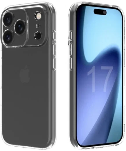 Apple iPhone 17 Pro Hoesje Dun TPU Back Cover Transparant afbeelding 9