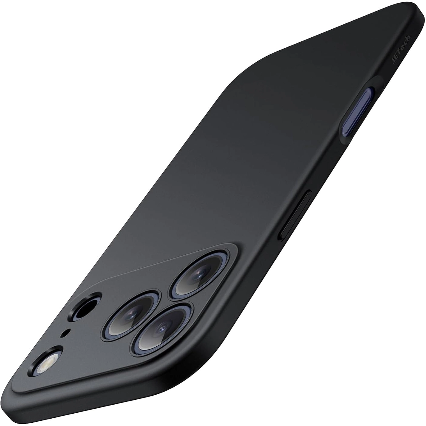 Apple iPhone 17 Pro Hoesje Dun TPU Back Cover Matte Zwart afbeelding 2