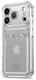 Apple iPhone 17 Pro Hoesje Dun TPU met Pasjeshouder Back Cover Transparant afbeelding 8