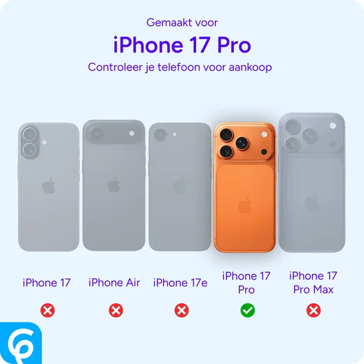 Apple iPhone 17 Pro Hoesje Dun TPU met Pasjeshouder Back Cover Transparant afbeelding 4