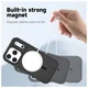 Apple iPhone 17 Pro Hoesje Dual-Layer Hybride Back Cover met MagSafe Zwart afbeelding 8