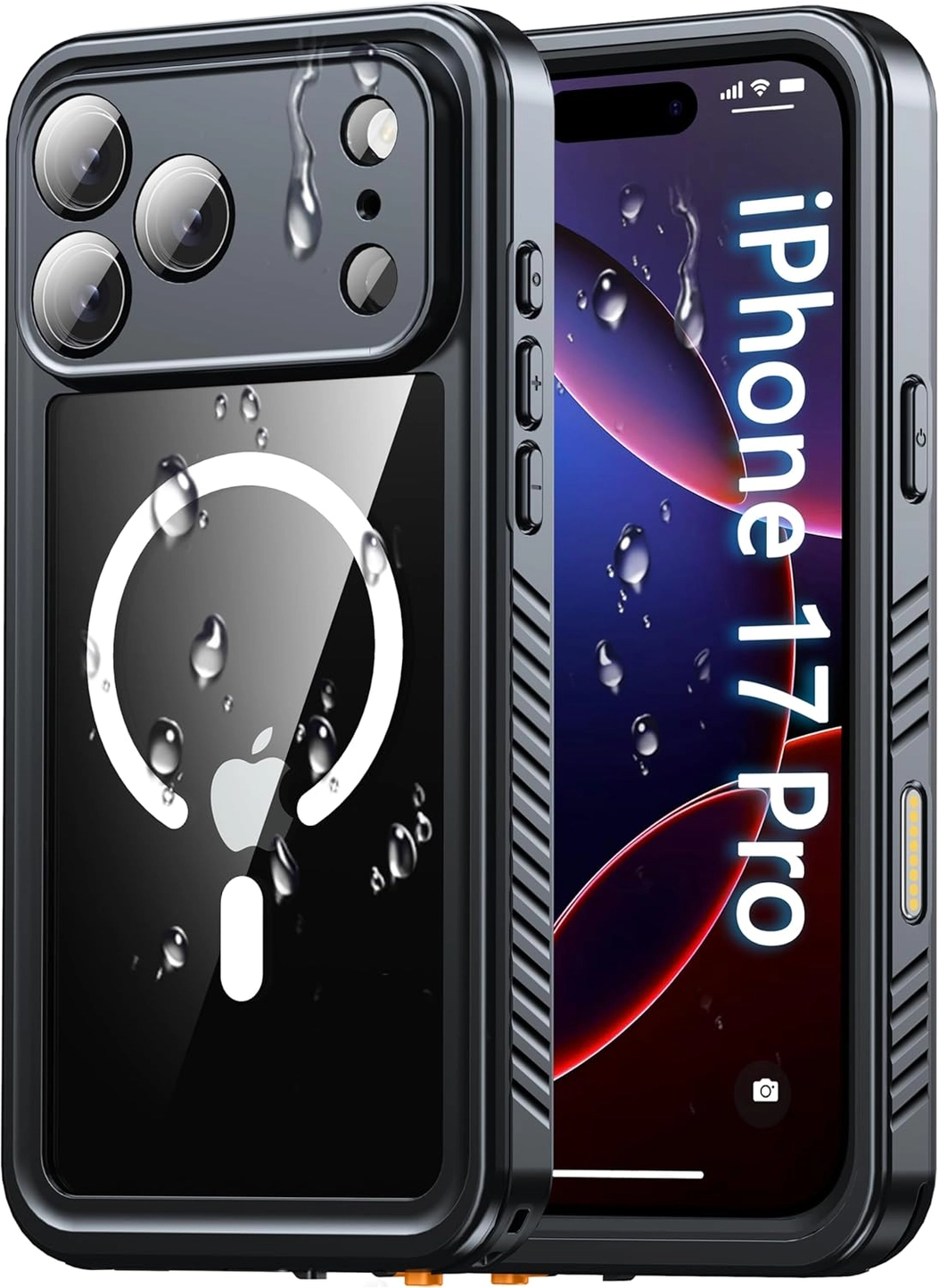 SBG Outdoor Case Apple iPhone 17 Pro Waterdicht met MagSafe Zwart afbeelding 1