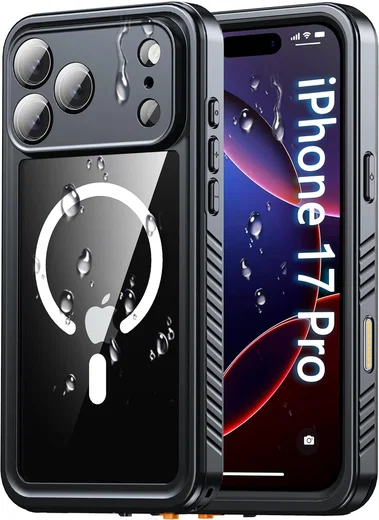 SBG Outdoor Case Apple iPhone 17 Pro Waterdicht met MagSafe Zwart afbeelding 1