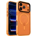 iPhone 17 Pro Hoesje met MagSafe Back Cover Matte Oranje
