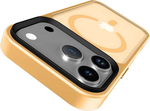iPhone 17 Pro Hoesje met MagSafe Back Cover Matte Oranje afbeelding 14