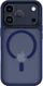 iPhone 17 Pro Hoesje met MagSafe Back Cover Matte Donker Blauw afbeelding 13