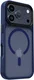 iPhone 17 Pro Hoesje met MagSafe Back Cover Matte Donker Blauw afbeelding 14